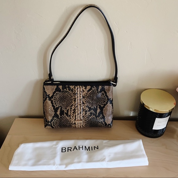 Brahmin Lorelei Coffee Felix Shoulder Bag - Picture 2 of 5